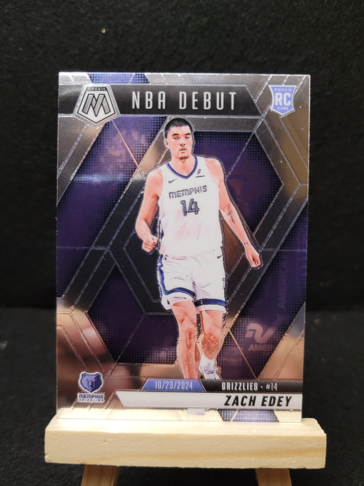 2024-25 Panini-Mosaic Basketball Zach Edey RC NBA Debut #251