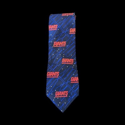 VTG NFL Licensed NY Giants New York Skyline Silk Tie