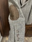 Gap Gray Herringbone Tweed Sport Coat Blazer Elbow Patches Size L 112814-00-1 — photo 4