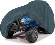 Kids Ride On Toy Car Cover, Large Waterproof Cover for Power Wheel Color: grey