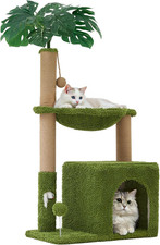 37" Cat Tree Tower for Indoor Cats Multi-Functional Comfy Cat Bed - with Sturdy