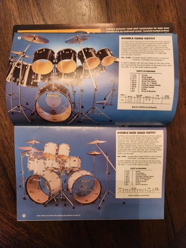 Kiss - 1981 Eric Carr Ludwig Drum Catalogue Aucoin - Picture 3 of 4