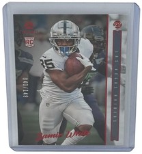 Zamir White 2022 Panini Chronicles Luminance Update Rookies Red /149 Raiders 210