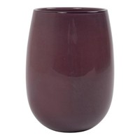 INNA-Glas Blumenvase Nigory, Aus Glas, Dunkelviolett, 31Cm, Ø20Cm