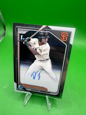 #ad 2024 Bowman Draft Chrome Prospect Autographs Dakota Jordan #CPA DJ AU RC $20.00