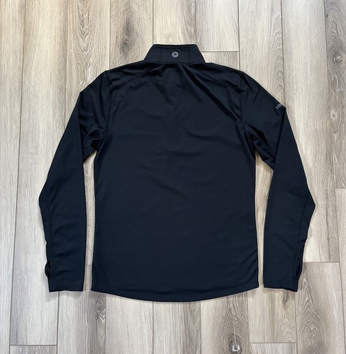 Camicia Marmotta Uomo Piccola Nera Manica Lunga Poliestere Leggero Outdoor - Foto 5 di 11