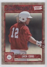 2011 Playoff Contenders Prospect Tickets Crystal Collection /299 Zach Cone 0c2