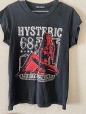 Hysteric Glamor His Girl 90s Y2K Chibi T-shirt Black Used