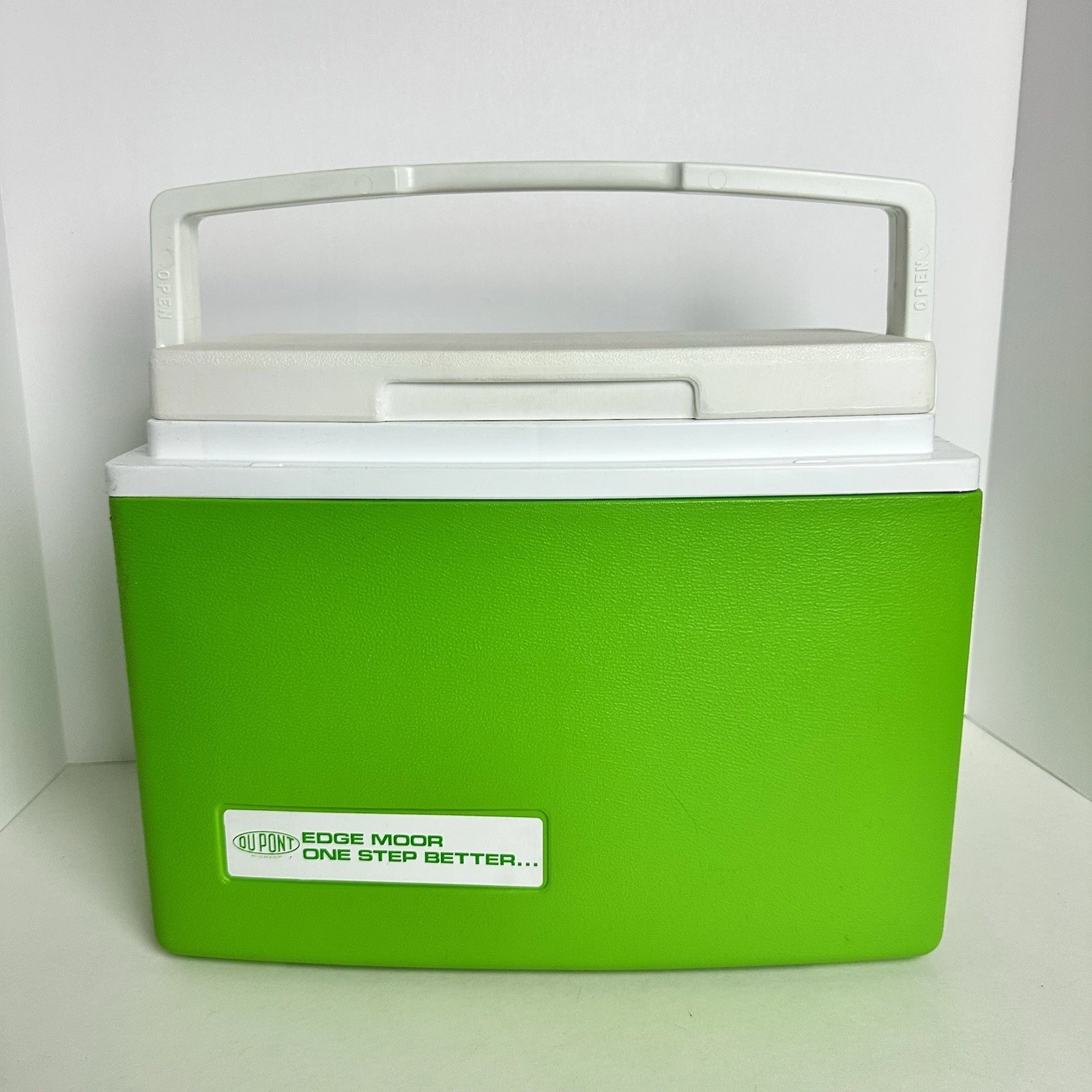 VTG Thermos 2 Gallon Beverage Water Cooler Dispenser Model 8308 Lime Green White