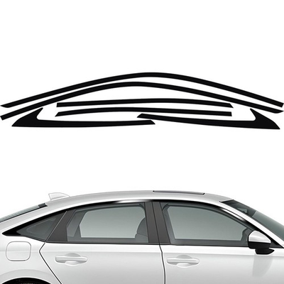 #ad For Honda for Civic Sedan 2022 2023 Side for Window Chrome Delete Cover Decal $15.74
