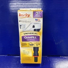 KORKY 528 Toilet Fill Valve - Universal Quietfill - Made in USA Damaged Box