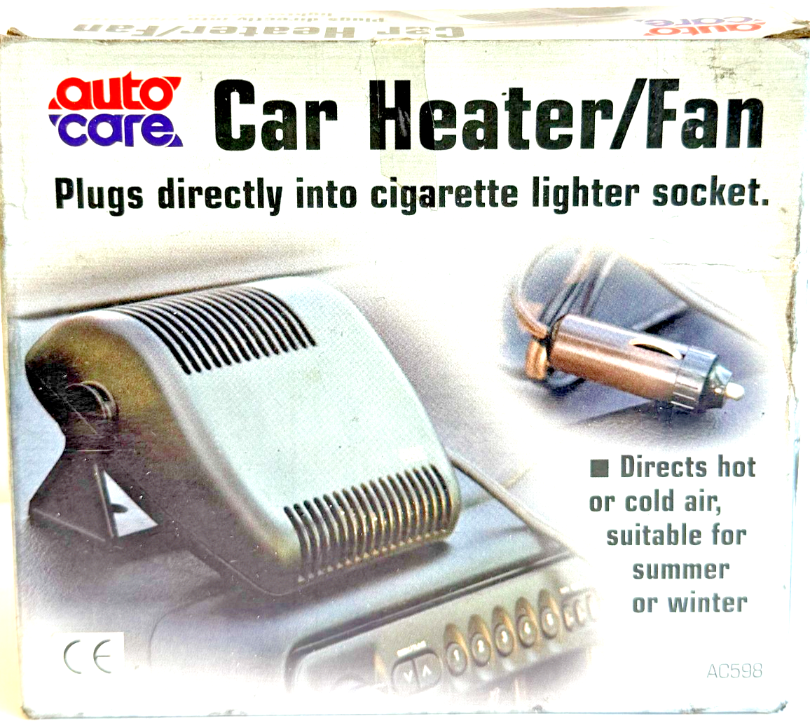 AUTOCARE - Car Heater/Fan 12V Cigarette Lighter Socket