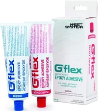 West System 6558 New G/flex Epoxy 655-8 G/flex Epoxy Adhesive 8oz 2/4oz Tube