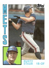 1984 Topps #430 Rusty Staub