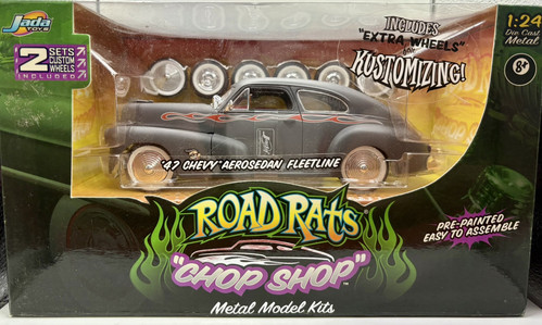 Jada Road Rats Chop Shop ‘47 Chevy Aerosedan 1:24 #55009 Ready To Build - Picture 2 of 4
