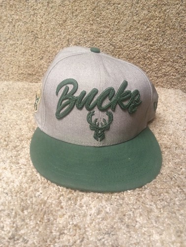 NEW ERA Milwaukee Bucks 9fifty SNAPBACK Hat Cap NEW "DRAFT SERIES" #245 - Picture 1 of 16