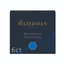   Waterman Serenity Blue  Mini Lady Ink Cartr...