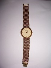 Eye Catching Phillippe Amiel Gold Tone Dress Watch-Quartz
