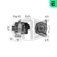 ERA Lichtmaschine Generator Lima 210744A FüR RU8 500 Idea EVO Ford Punto KA Fiat