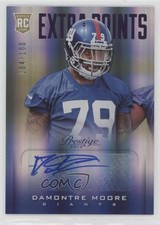 2013 Prestige Rookie Extra Points Purple Signatures /100 Damontre Moore Auto z5i
