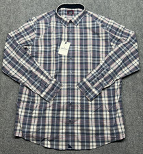 UNTUCKit Billecart Shirt Mens 2XLT Multicolor Plaid Long Sleeve Button Up New