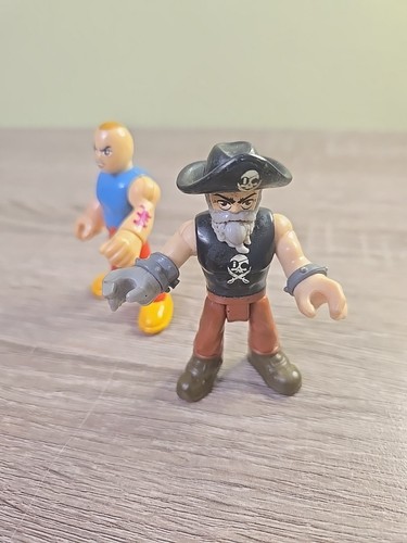 Ersatz Pirat Billy Bones Figur & Deck Hand, Imaginext Piratenschiff Spielset - Bild 2 von 7