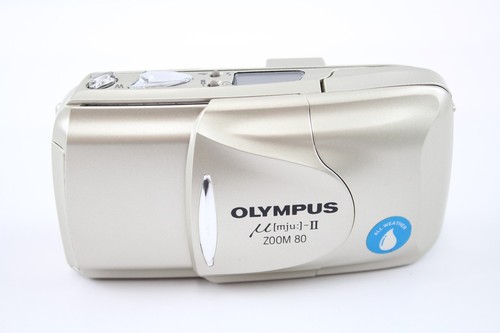 Vintage Olympus MJU-II Zoom 80 Compact Camera Working w/ 38-80mm Lens