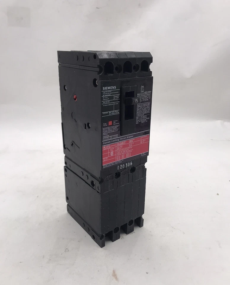 HOUSTON STOCK NEW SIEMENS CED63B015L TYPE CED 15 AMP 600V FREE 2 DAY AIR BUY NOW - Image 2 of 4