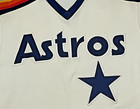 Game Used Worn 1980's Houston Astros #21 All Original Terry Puhl Jersey — photo 3