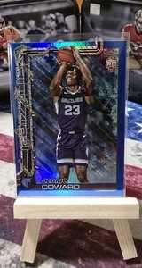 2025-26 Topps Holiday CEDRIC COWARD RC Blue Glitter #H171 GRIZZLIES