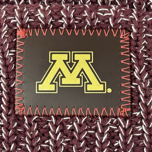 Love Your Melon Minnesota Golden Gophers Beanie unisex bordeaux e bianco nuovo senza etichette - Foto 8 di 8
