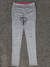 Womens Leggings Small Gray Gym Workout Running Stretch Active Casual 28x30 Pants