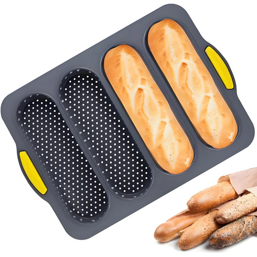 Große Silikon Baguette Form - Antihaft Backblech für Ofen & Küche Gebrauch - Bild 2 von 7