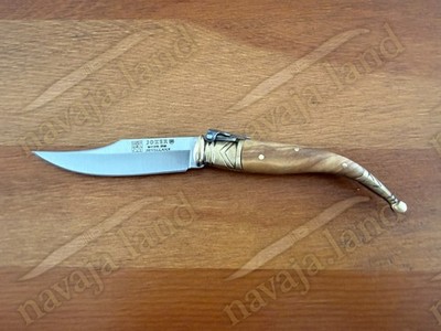 3  Navaja Joker Sevillana Knife Olive Wood Handle High Quality Handmade in Spain