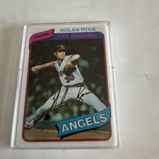 1980 Topps #580 Nolan Ryan California Angels - Hall of Fame