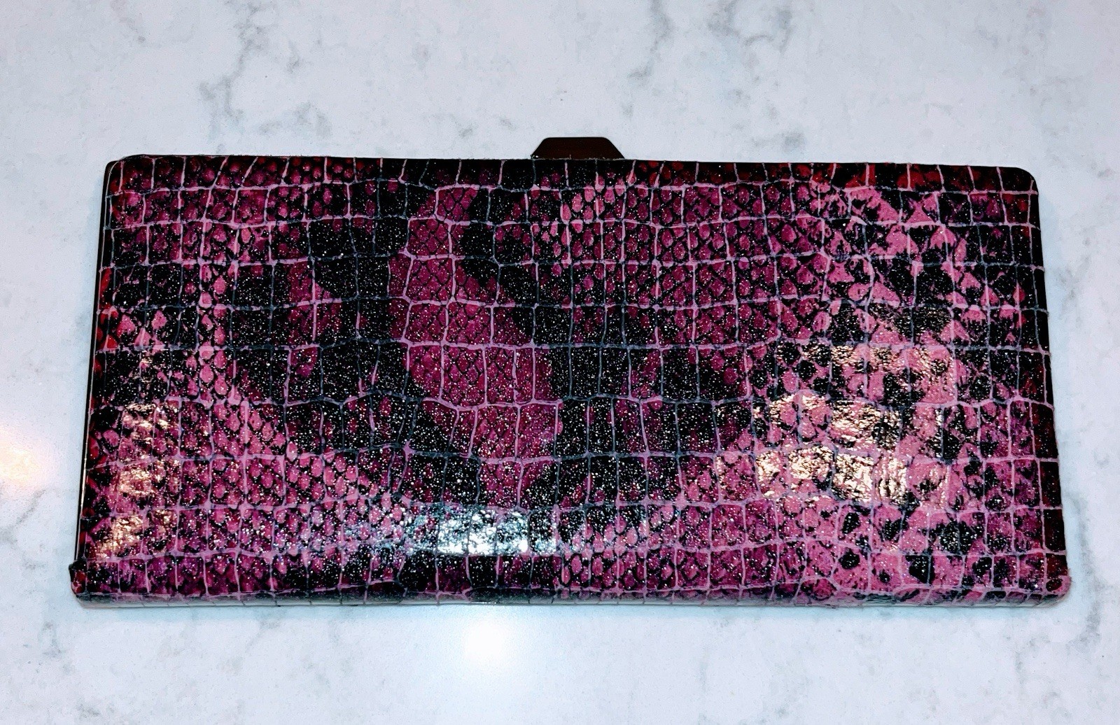 Snakeskin Pattern Clutch/Large Wallet - image 3