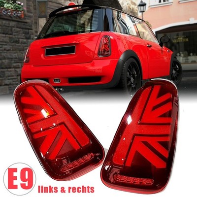 E9 LED Rückleuchten für BMW Mini Cooper R50 R52 R53 2001 2006 w/Nebellichter