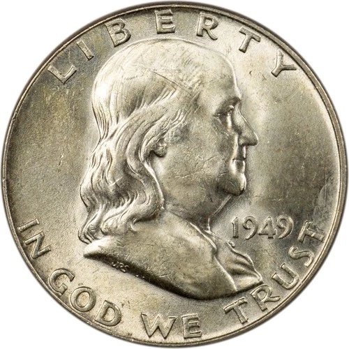 1949 Franklin Half Dollar - FBL - Brilliantly Uncirculated!