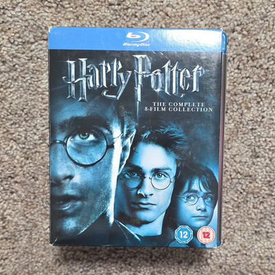 Harry Potter Complete 8-Film Collection Blu-ray Box Set Region Free PG-13