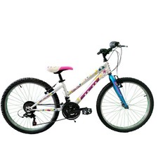 Bici donna MTB 24" Little Star 18v Bianca ERRERRE