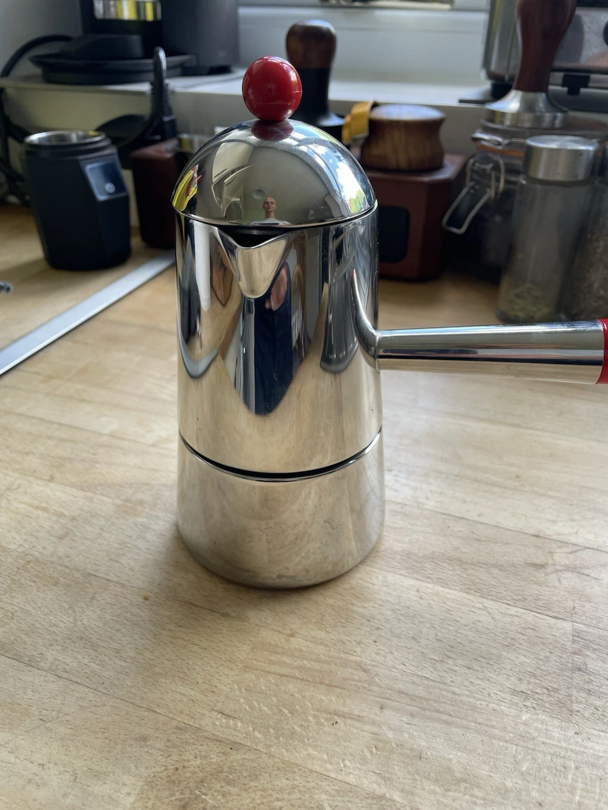 Ilsa Lavazza Carmencita Lavazza Stainless Steel Induction 3 Cup Coffee Maker