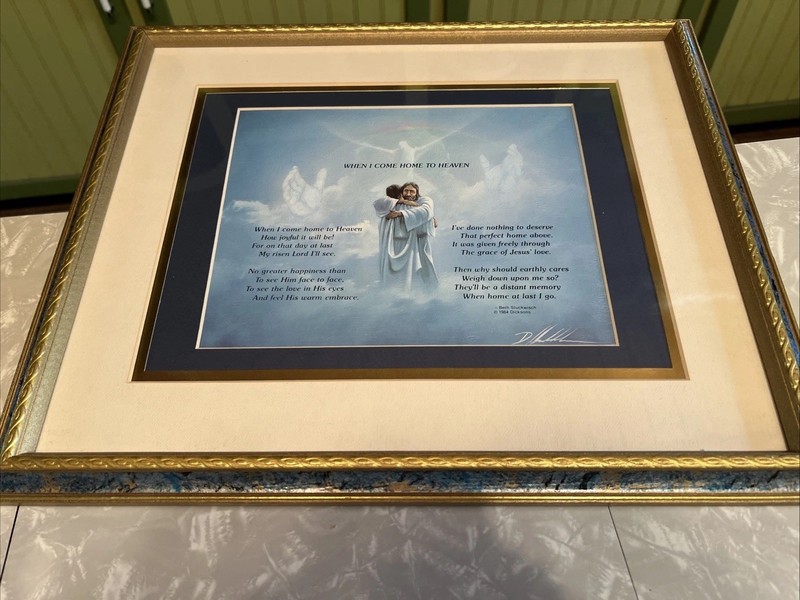 Dicksons Framed Print “When I Come Home to Heaven”  Beth Stuckwisch  1984