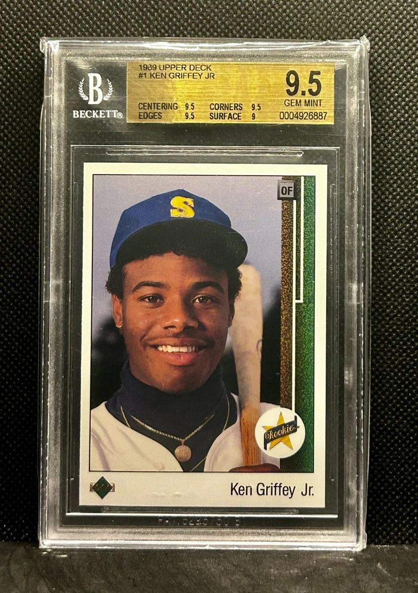 Upper Deck Ken Griffey Jr 9.5 Graded Baseball Sports Trading Cards &  Accessories Rookie for sale