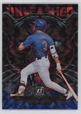 2025 Panini Donruss Unleashed Blue Xplosion 7/49 Carson Benge #18 1ha9