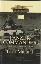 Panzer Commander World War II Tank Simulator PC Game USER MANUAL ONLY EUC S