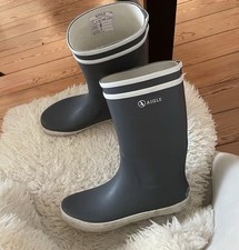 Gummistiefel AIGLE Stiefel "Lolly Pop" Regen Schuhe, Gr. 37, Navy Blue