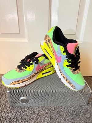 Nike Air Max 90 LX Dancefloor Green LUX 90s Women s 8 Pre-Owned CW3499-300