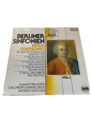 Capriccio C.P.E. Bach Berliner Sinfonien Vol.1 Vinyl LP Kammerorchester Haenchen