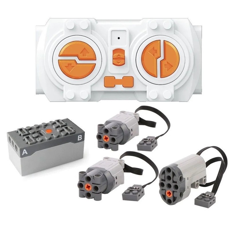 5 PCS Battery box remote control L / Steering servo motor Fit For Lego