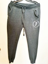 PINK Victoria's Secret Gray Jogger Sweatpants Women's Size Small Drawstring